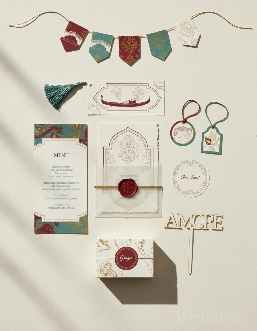 Botanico a linea — Venezia wedding kit