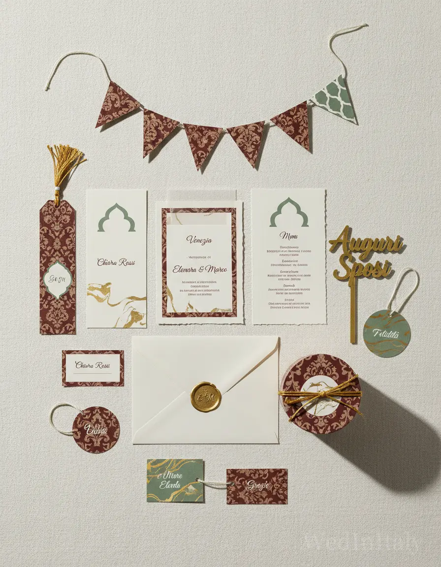 Spina di pesce — Venezia wedding kit