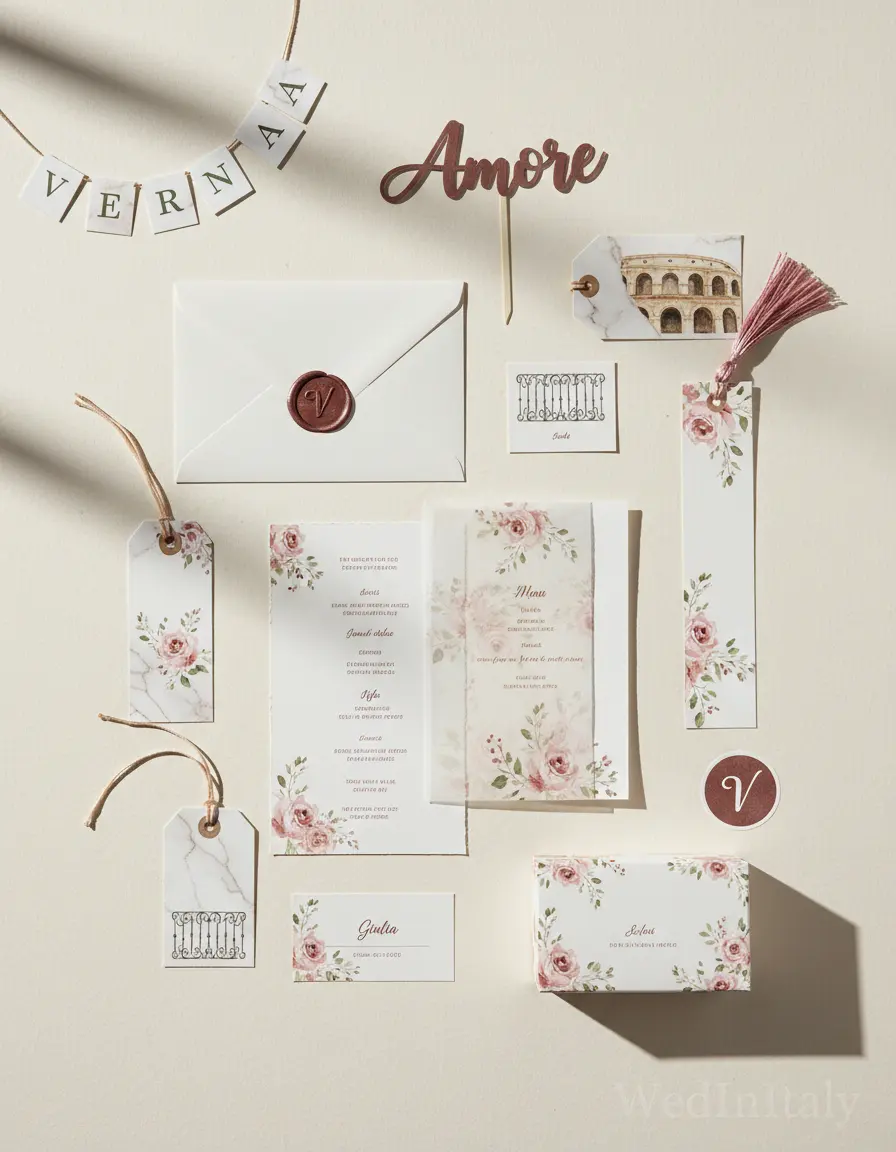 Verona — illustrated wedding kit