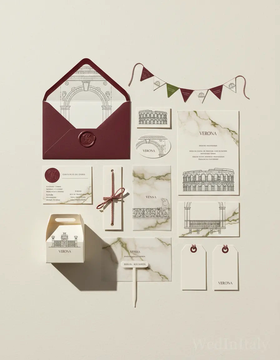 Prospetto architettonico — Verona wedding kit