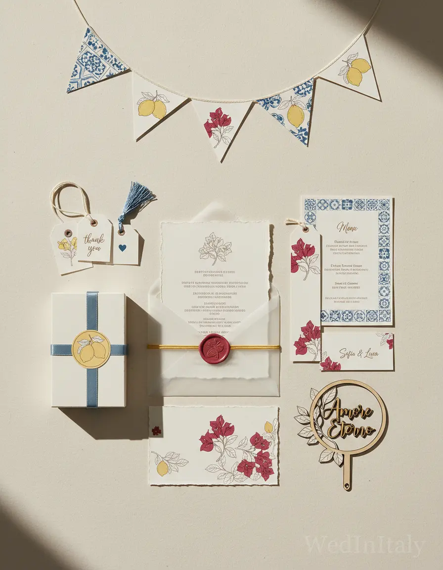 Botanico a linea — Positano wedding kit
