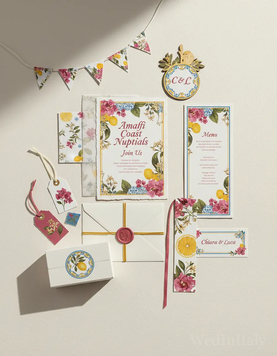 Erbario — Positano wedding kit