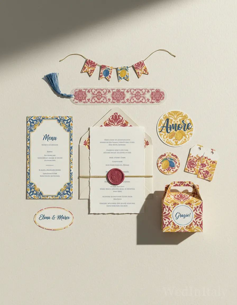 Damascato — Positano wedding kit