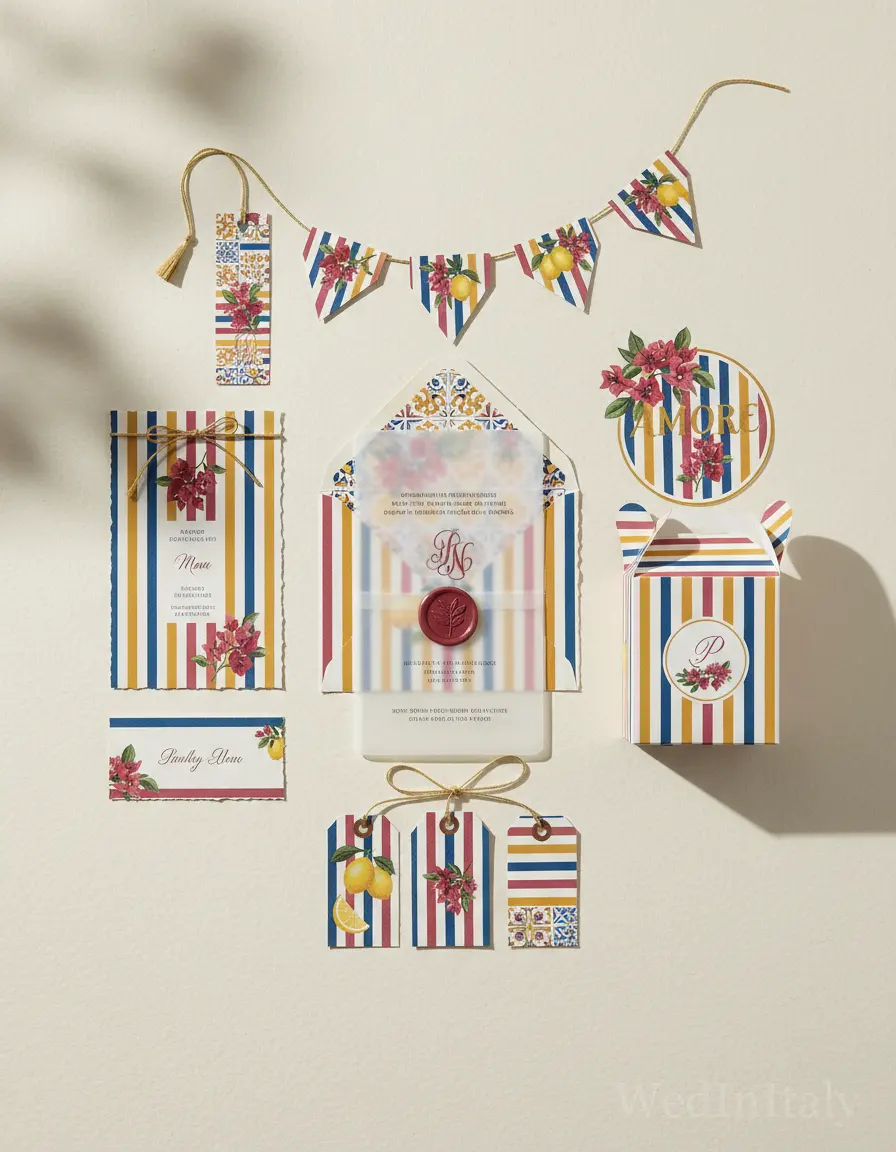 Righe — Positano wedding kit