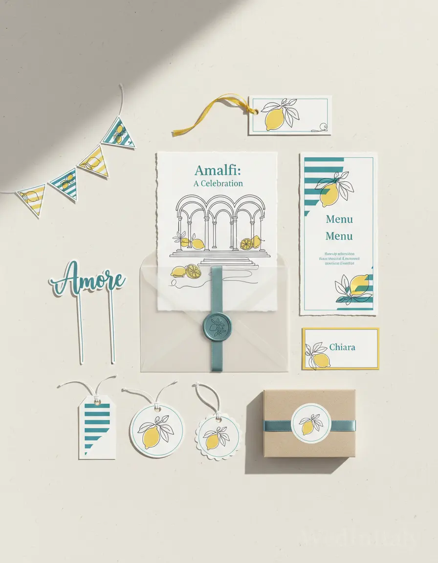 Monolinea — Amalfi wedding kit