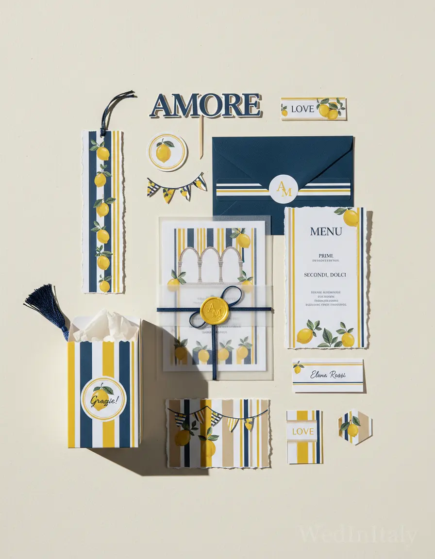 Righe — Amalfi wedding kit