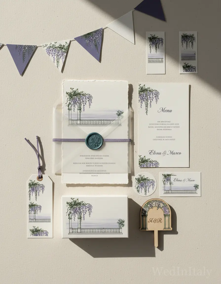 Prospetto architettonico — Ravello wedding kit