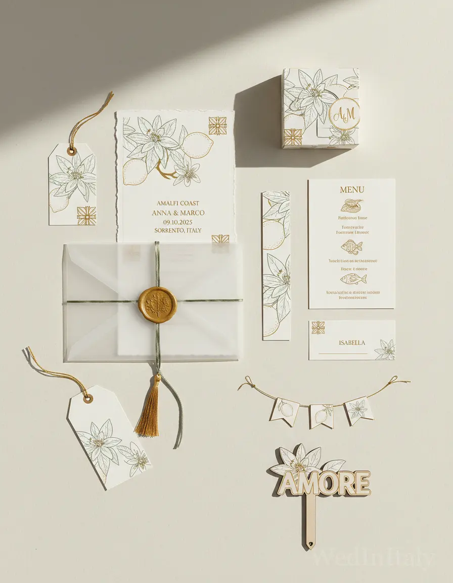Botanico a linea — Sorrento wedding kit