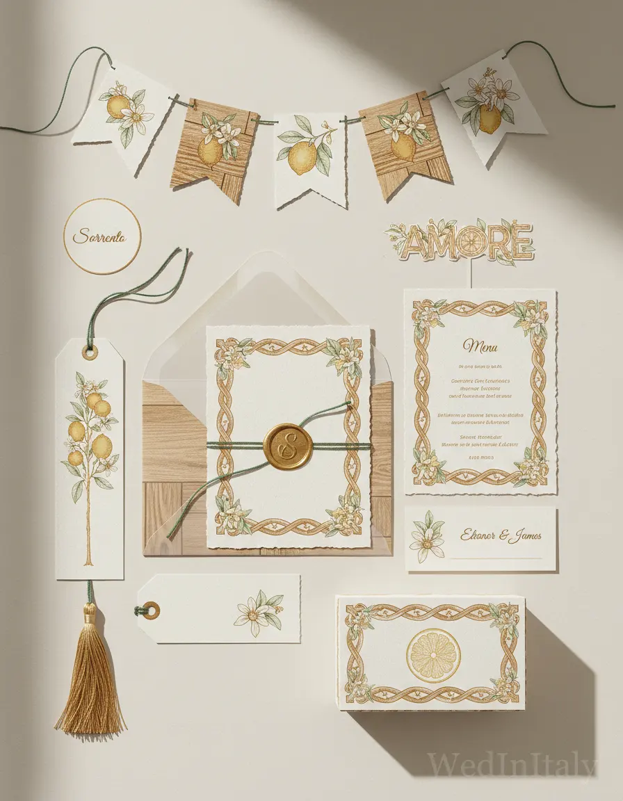Incisione — Sorrento wedding kit