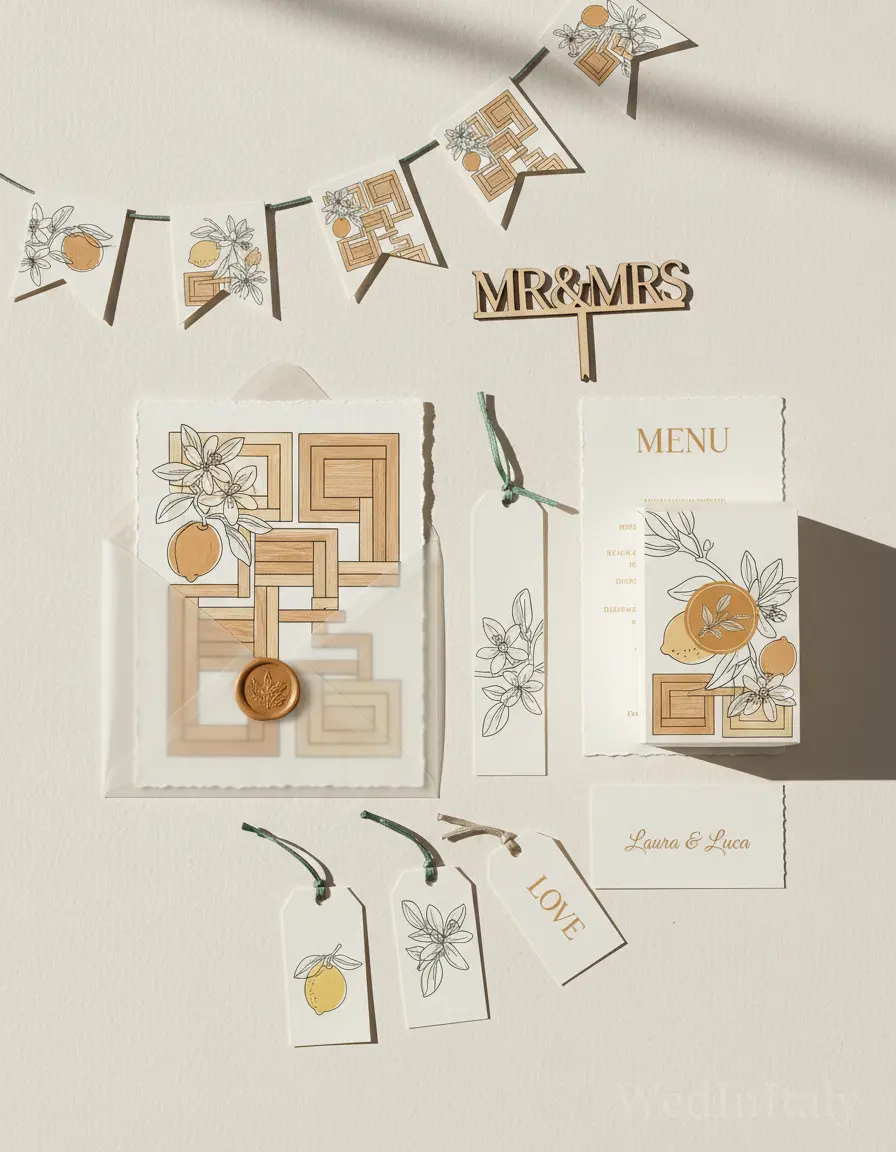 Monolinea — Sorrento wedding kit