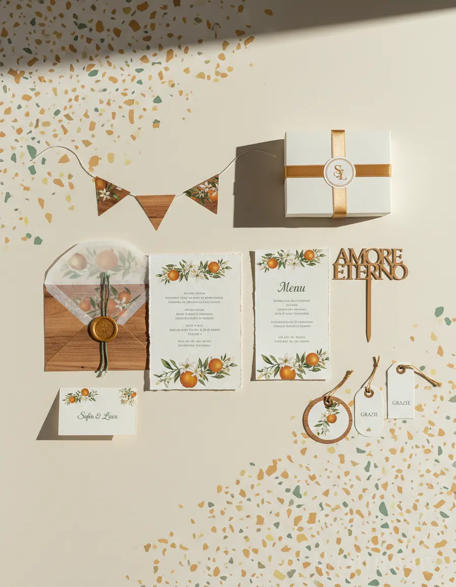 Terrazzo — Sorrento wedding kit