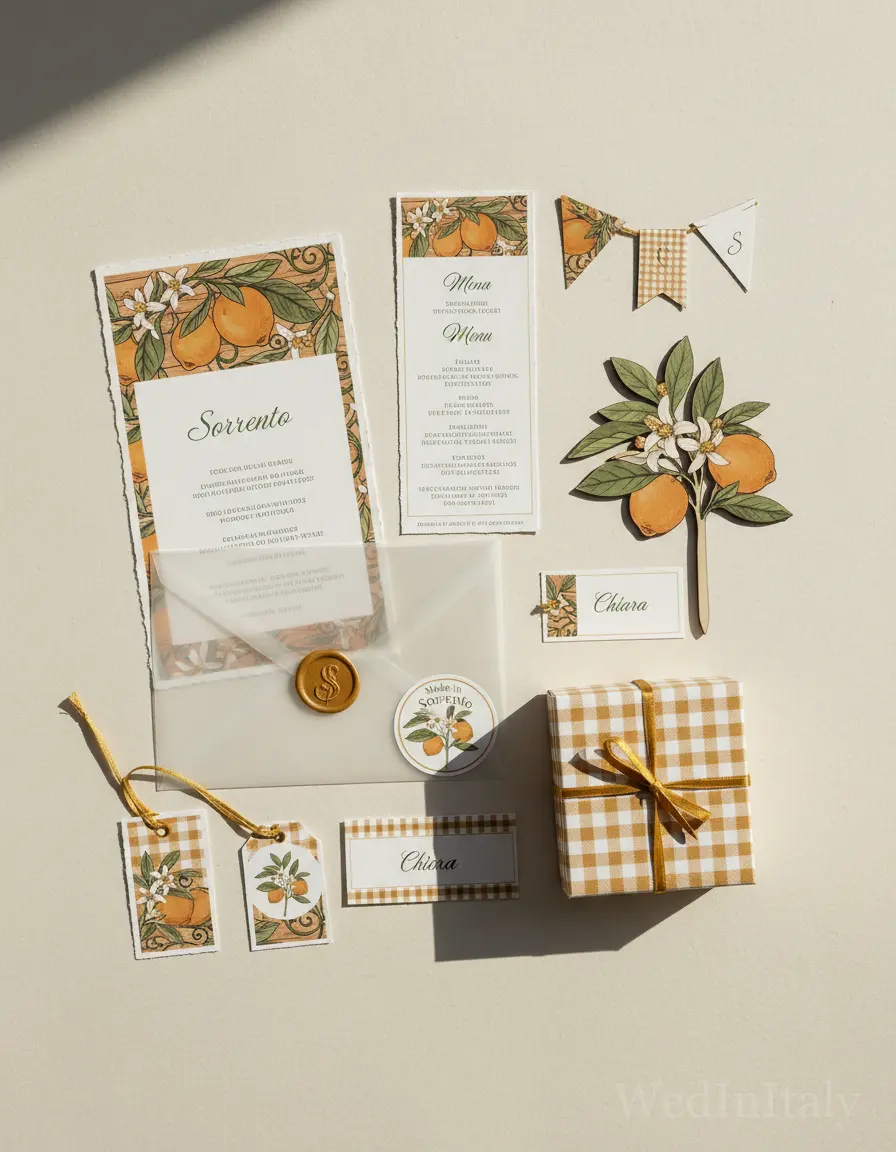 Quadretti — Sorrento wedding kit