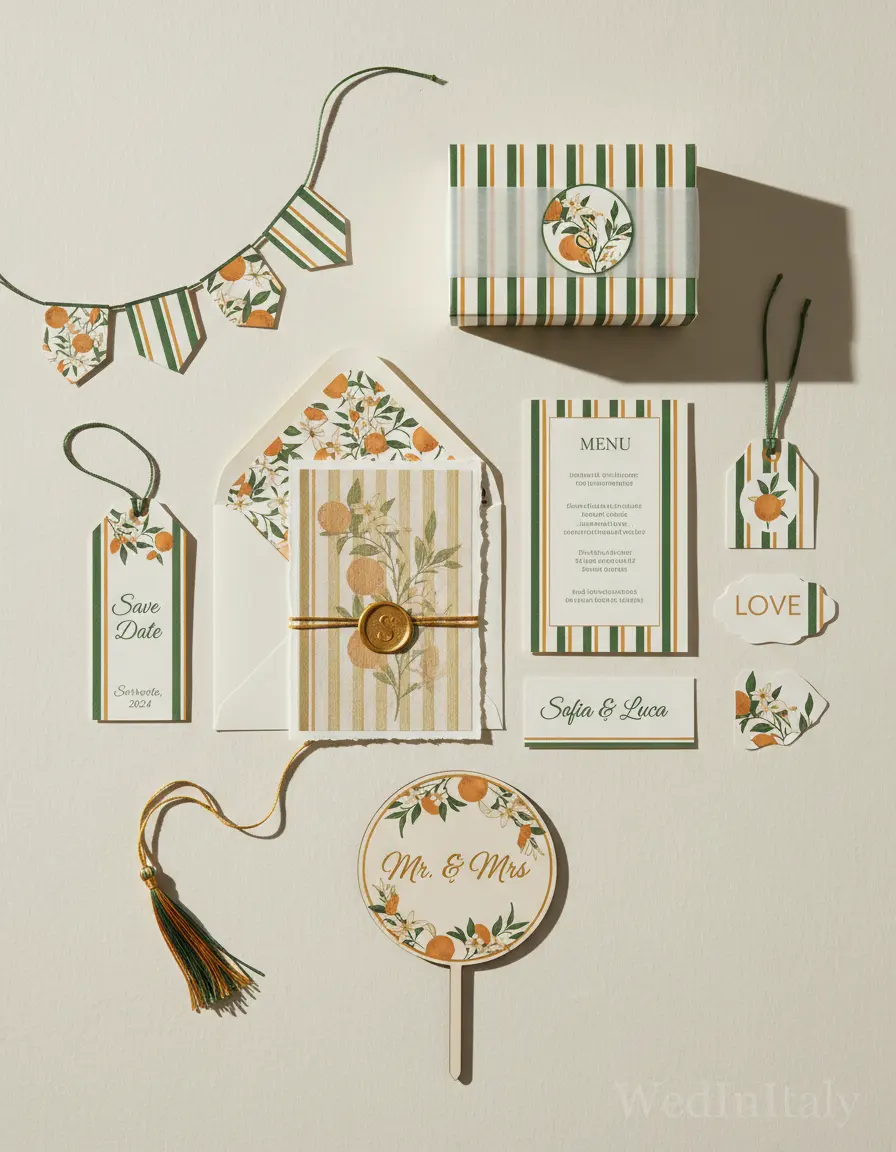 Righe — Sorrento wedding kit