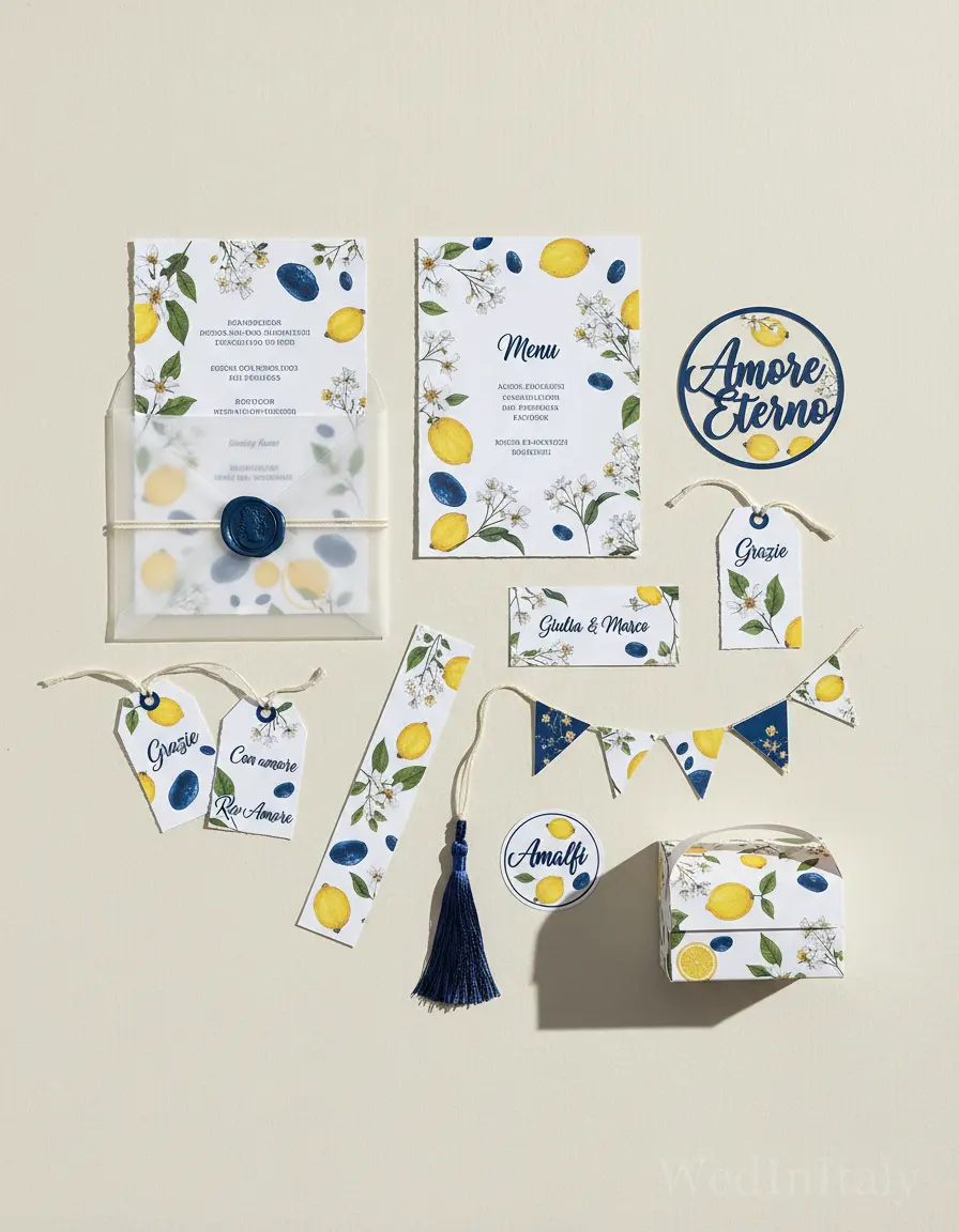 Erbario — Capri wedding kit
