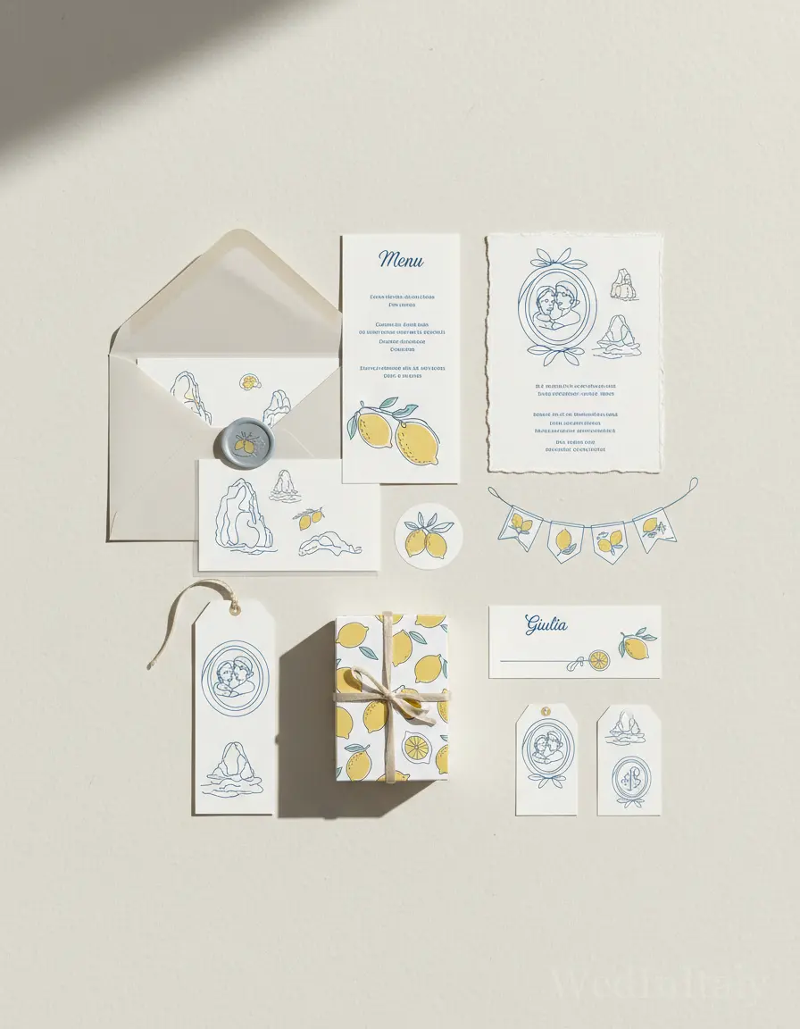 Monolinea — Capri wedding kit