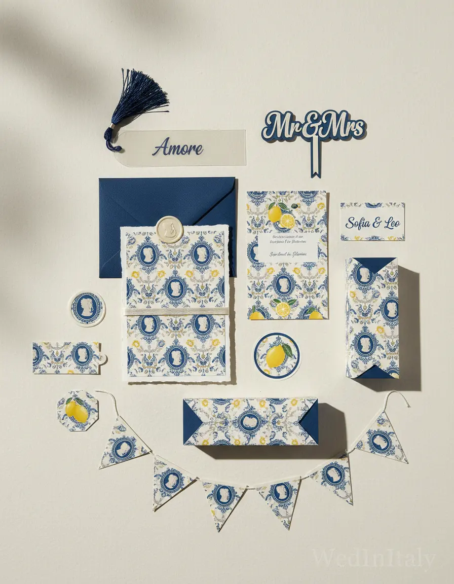 Damascato — Capri wedding kit