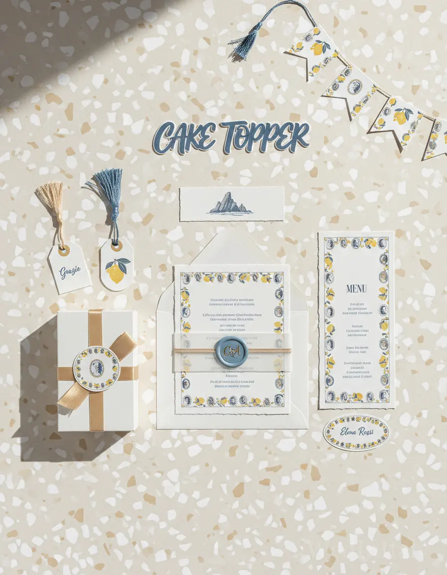 Terrazzo — Capri wedding kit