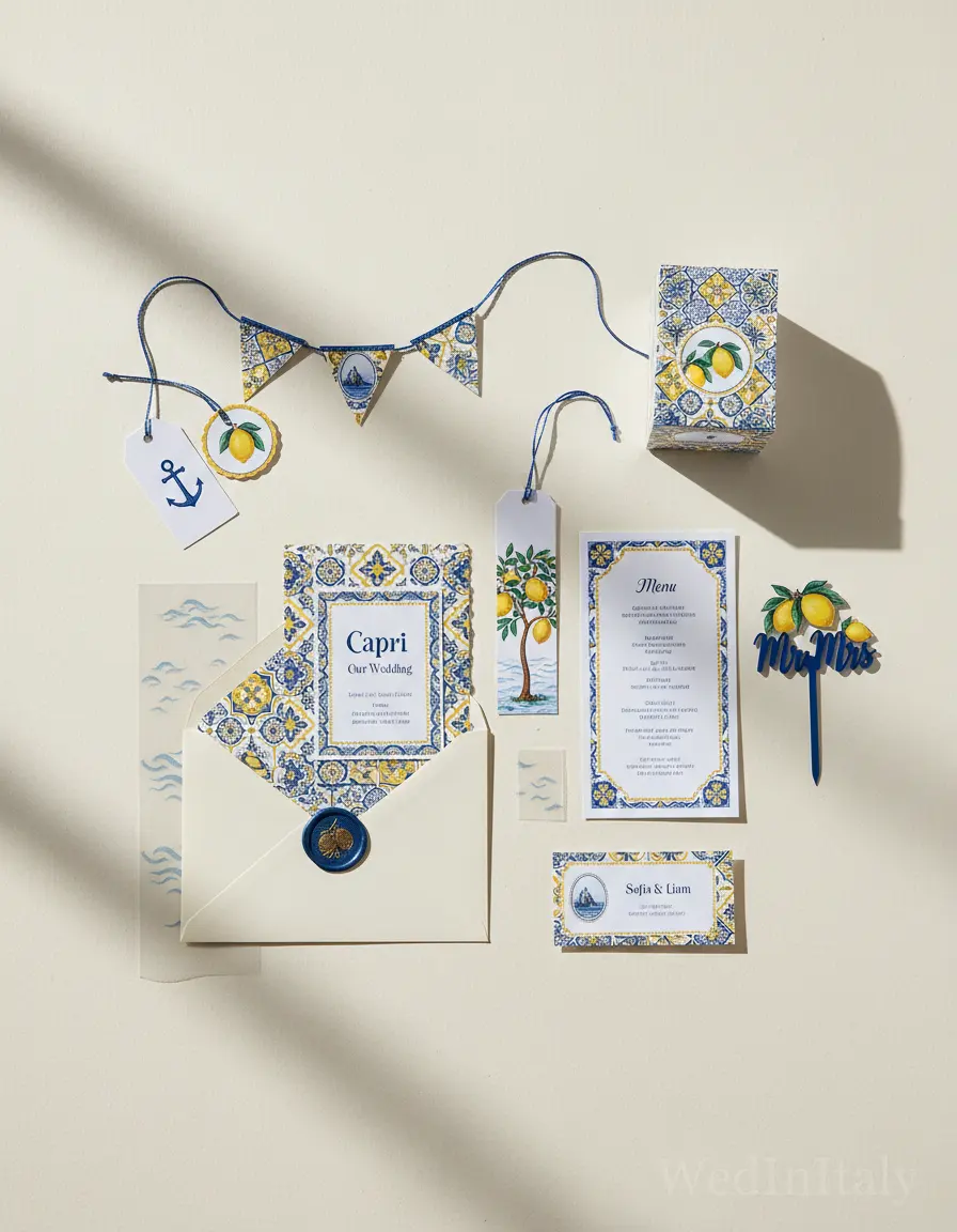 Piastrella — Capri wedding kit