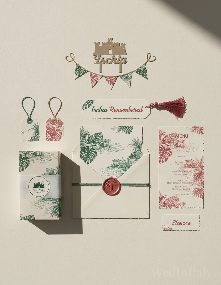 Toile de jouy — Ischia wedding kit