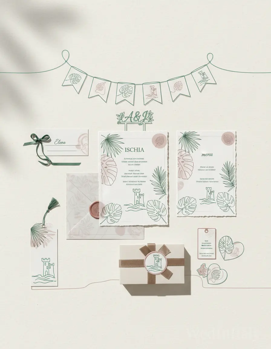 Monolinea — Ischia wedding kit