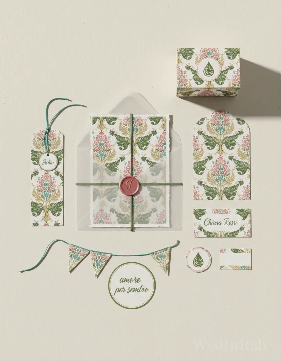 Damascato — Ischia wedding kit