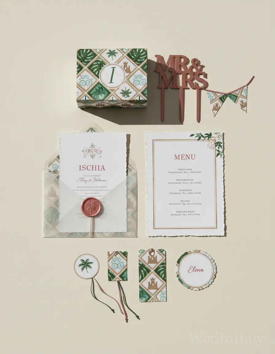 Piastrella — Ischia wedding kit