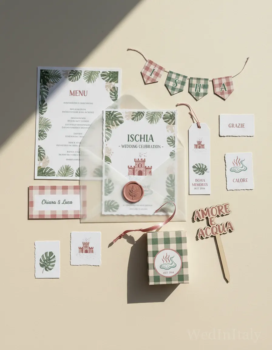 Quadretti — Ischia wedding kit