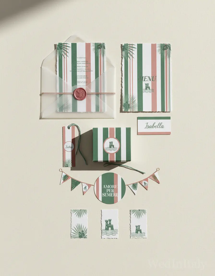 Righe — Ischia wedding kit
