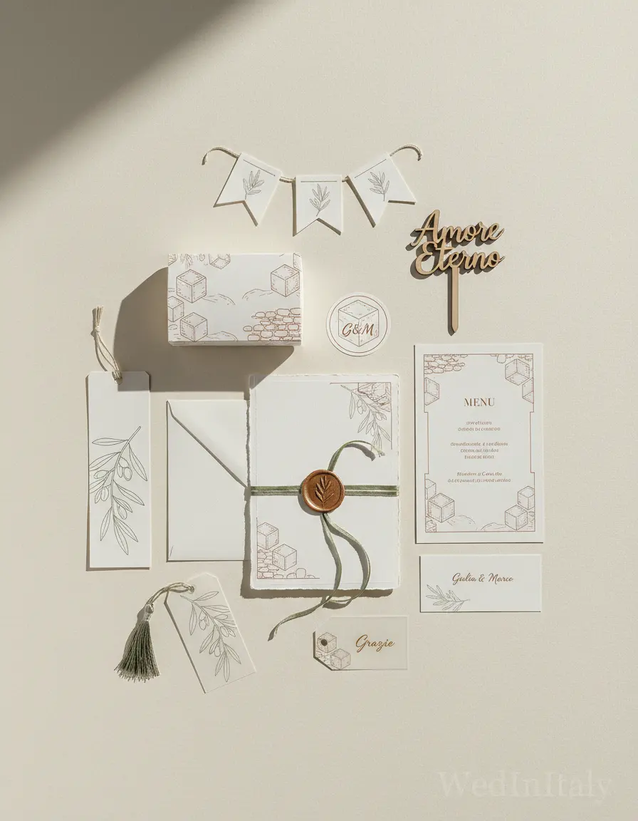 Botanico a linea — Ostuni wedding kit