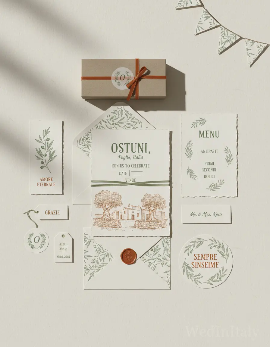 Incisione — Ostuni wedding kit
