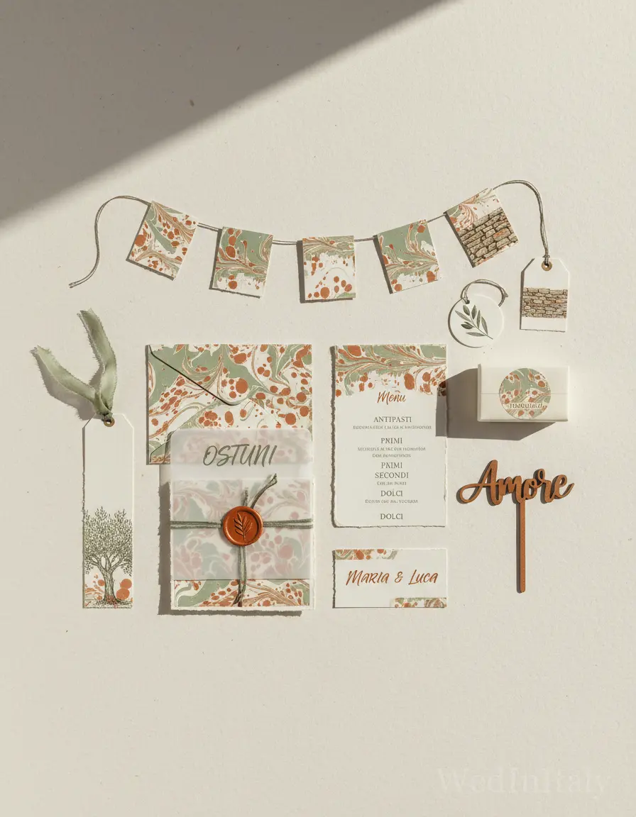 Marmorizzato — Ostuni wedding kit