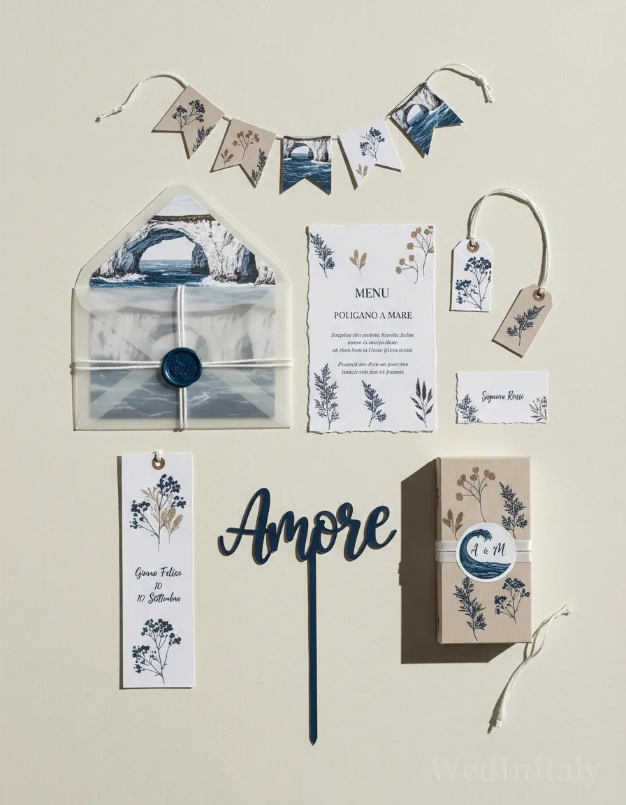 Erbario — Polignano a Mare wedding kit