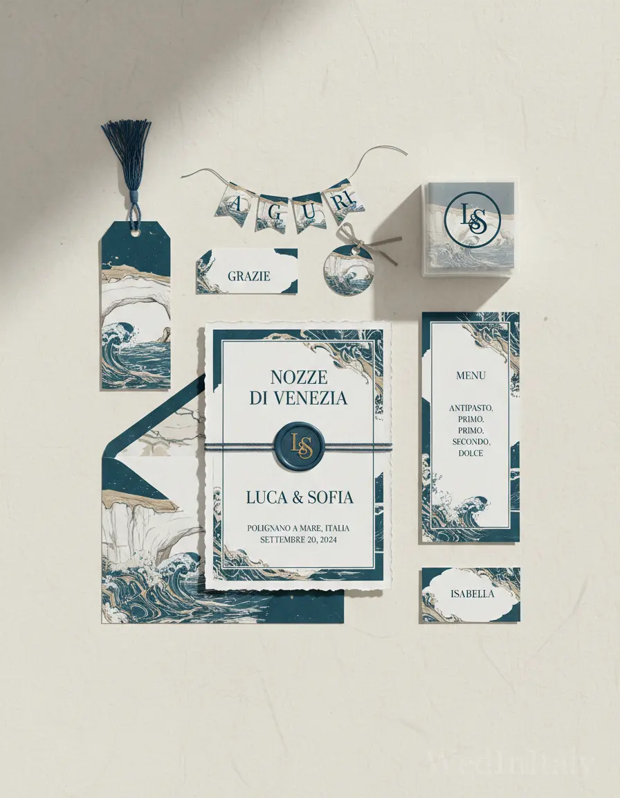 Marmorizzato — Polignano a Mare wedding kit