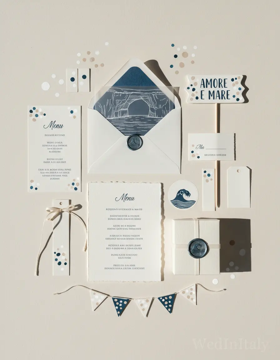 Pois dipinti — Polignano a Mare wedding kit