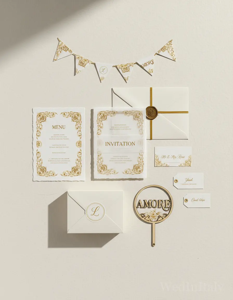 Lecce — illustrated wedding kit