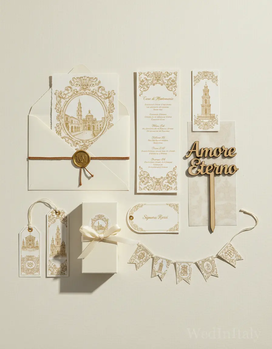 Toile de jouy — Lecce wedding kit