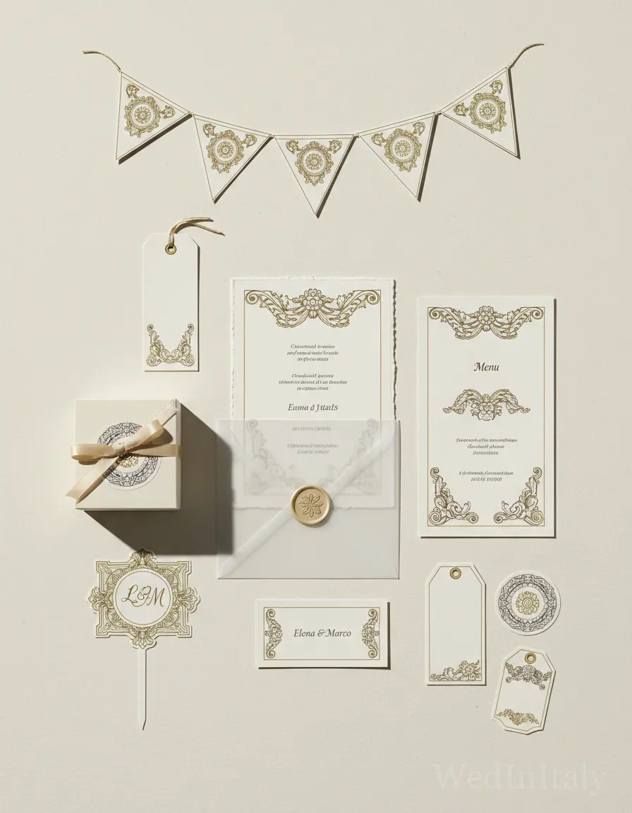 Prospetto architettonico — Lecce wedding kit
