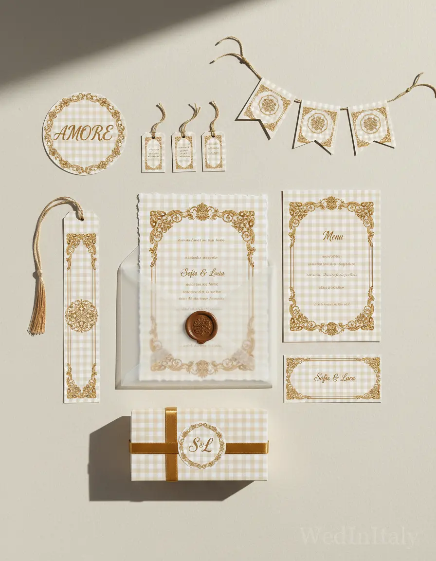 Quadretti — Lecce wedding kit