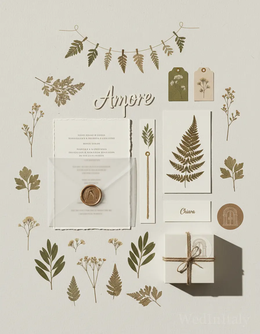 Erbario — Matera wedding kit