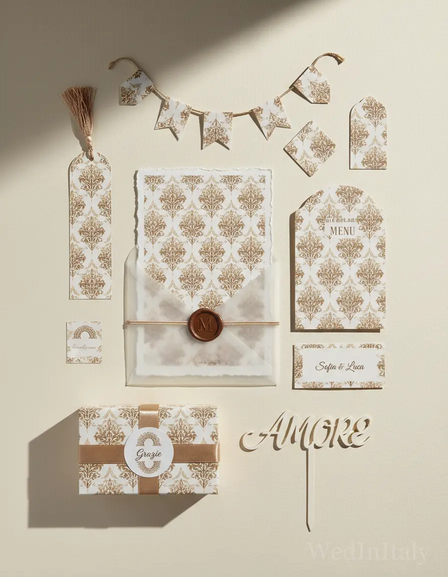 Damascato — Matera wedding kit