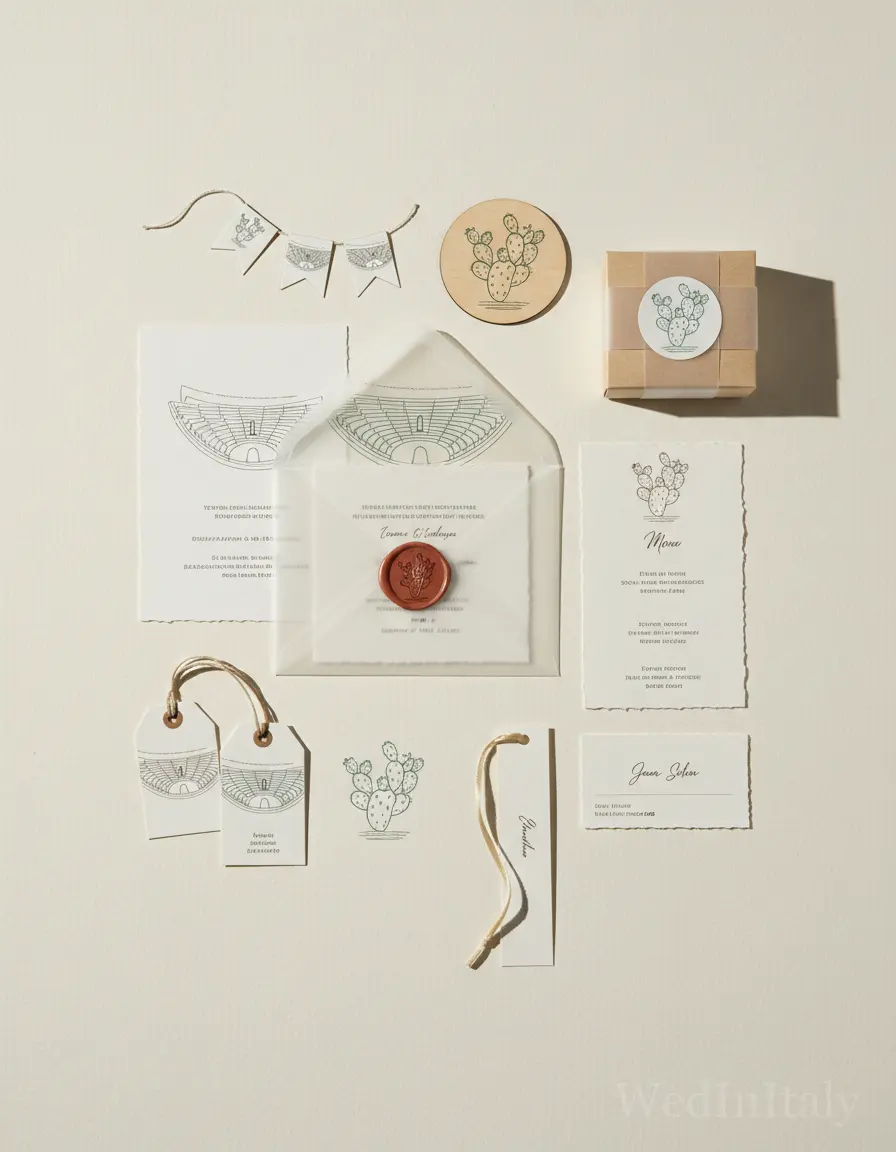Botanico a linea — Taormina wedding kit