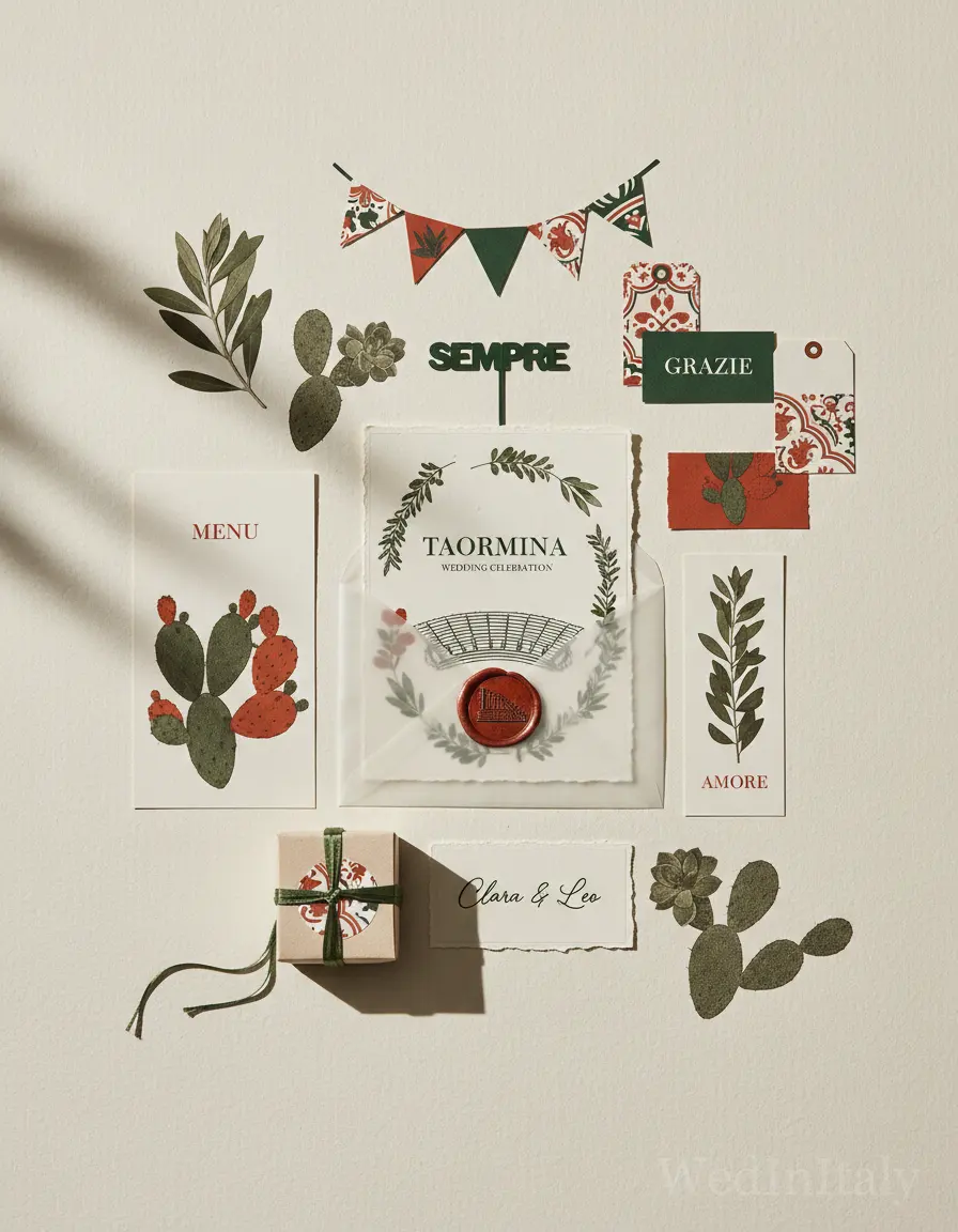 Erbario — Taormina wedding kit