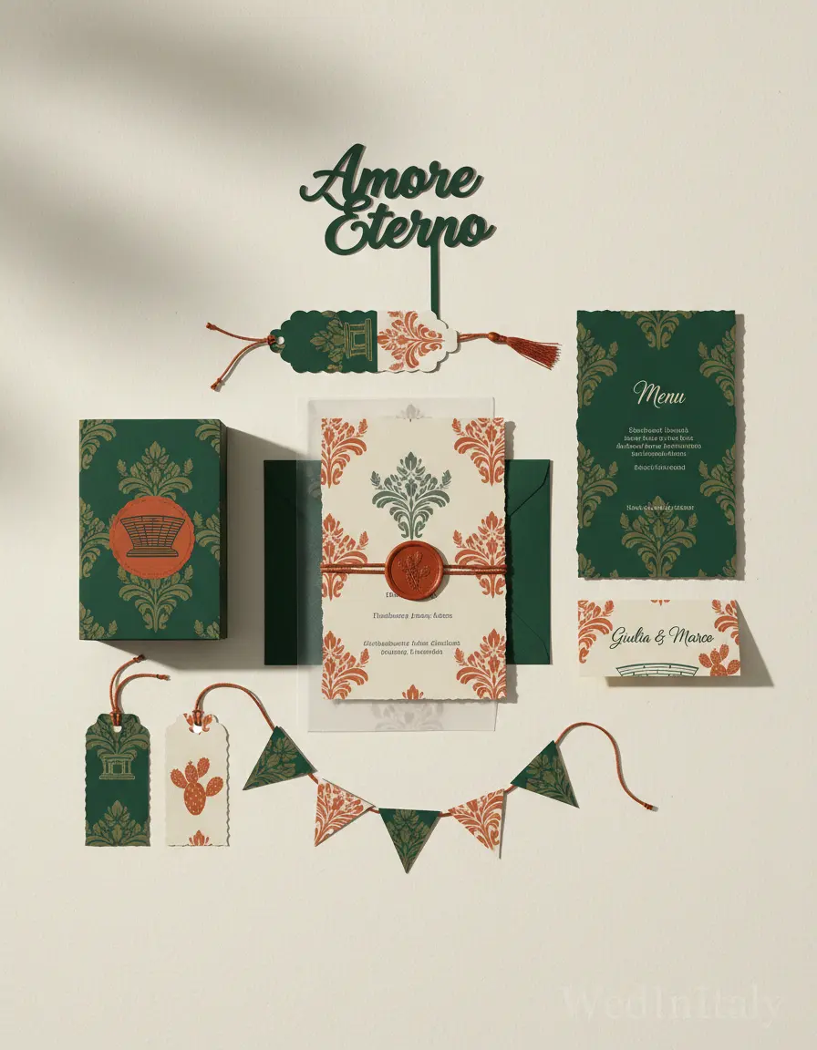 Damascato — Taormina wedding kit