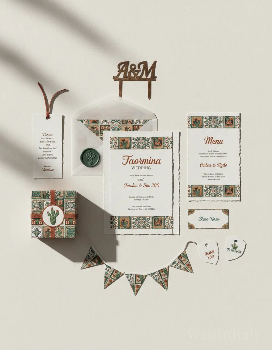 Piastrella — Taormina wedding kit