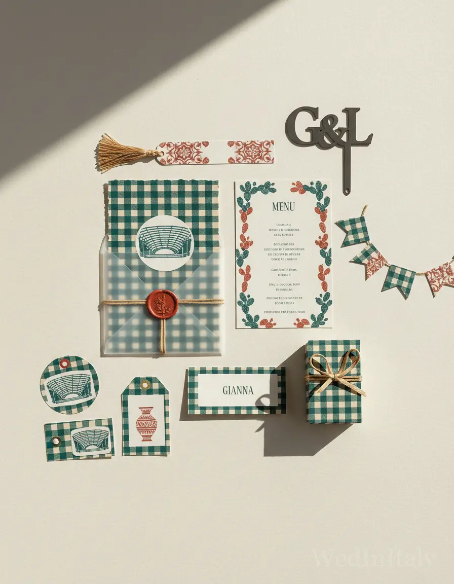Quadretti — Taormina wedding kit