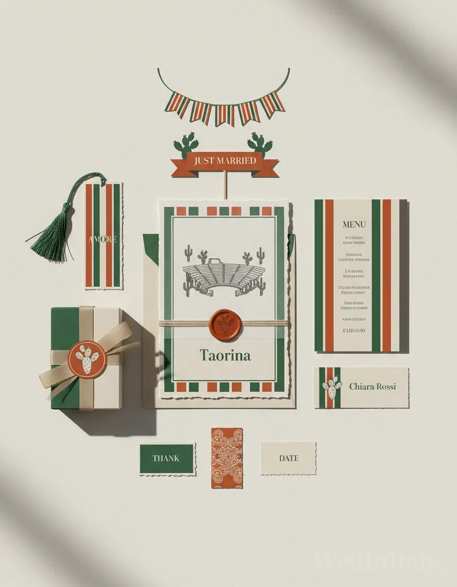 Righe — Taormina wedding kit