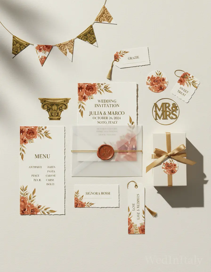 Noto — illustrated wedding kit