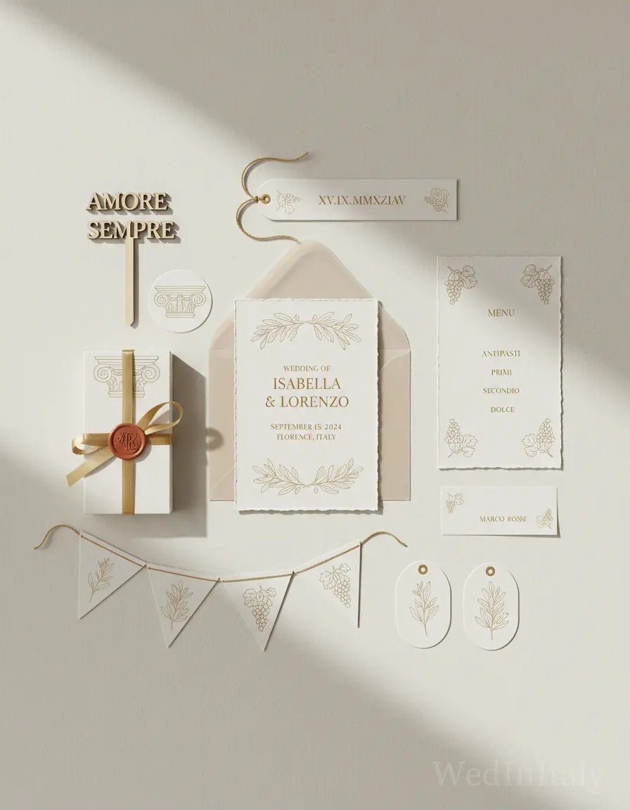 Botanico a linea — Noto wedding kit