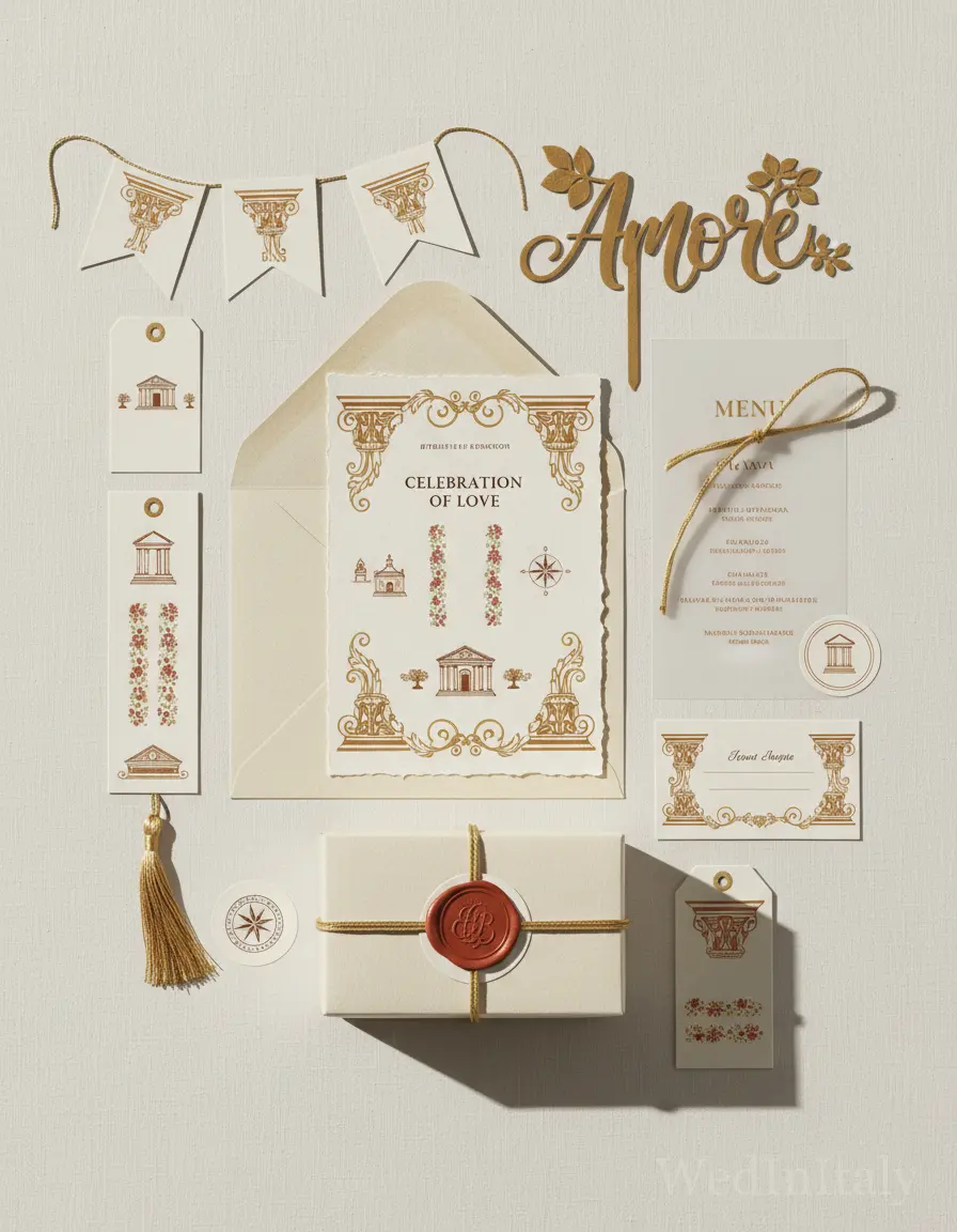Mappa illustrata — Noto wedding kit