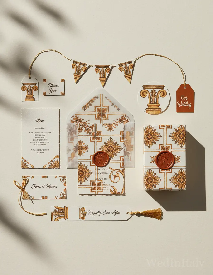 Piastrella — Noto wedding kit